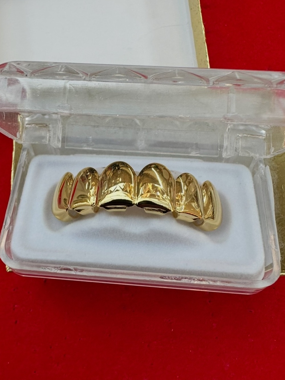 New Gold plated Grillz - 6-Top Teeth
